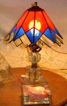 small red lamp