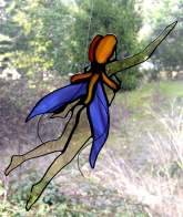 Folded wings fairy